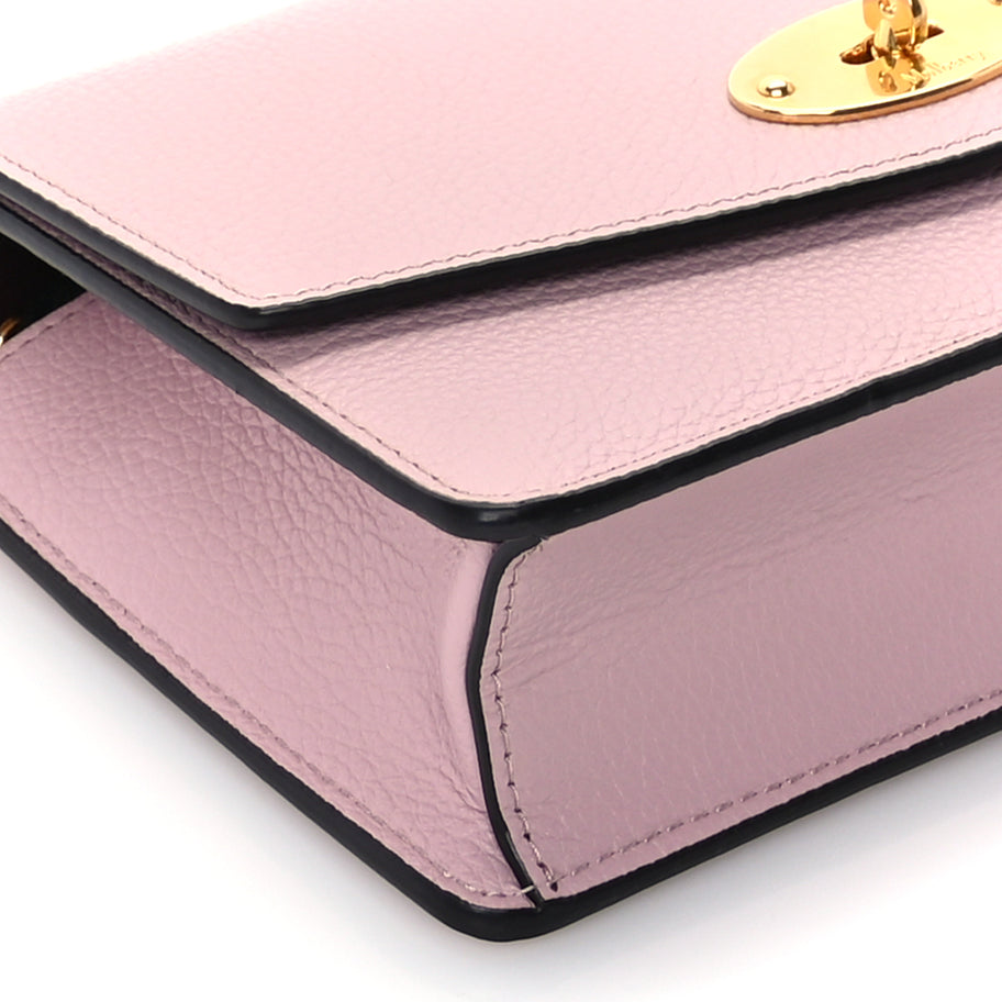 Mulberry Natural Grain Calfskin Small Darley Satchel  Blossom Image 7