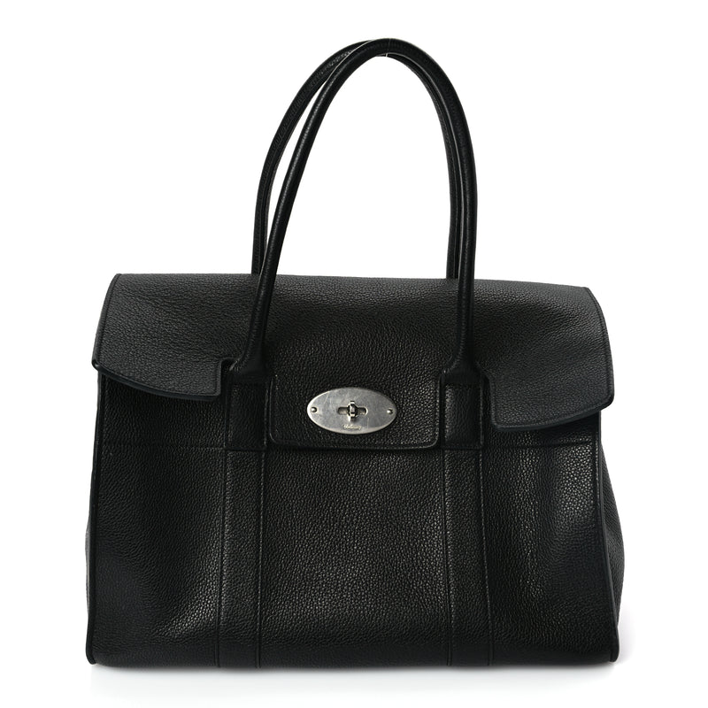  Mulberry Small Classic Grain Bayswater Black