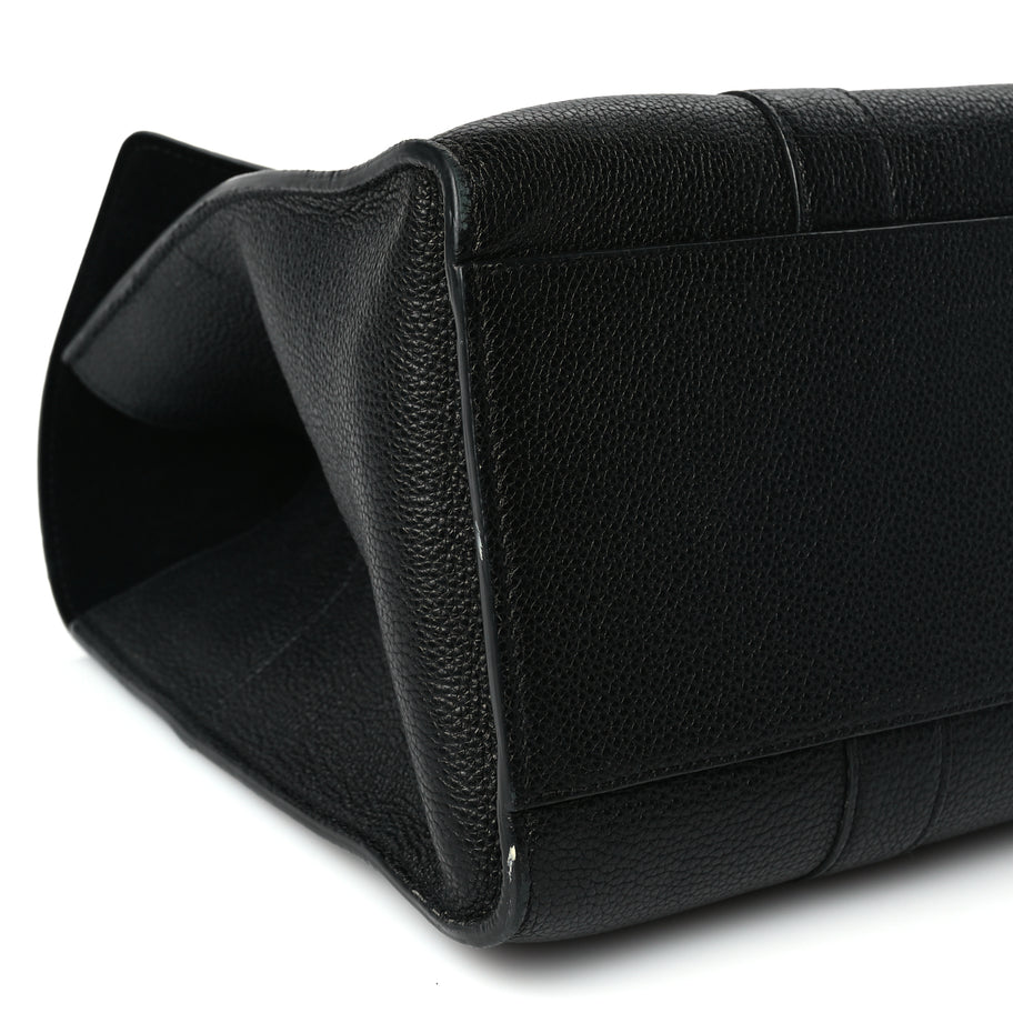 Mulberry Small Classic Grain Bayswater Black Image 7