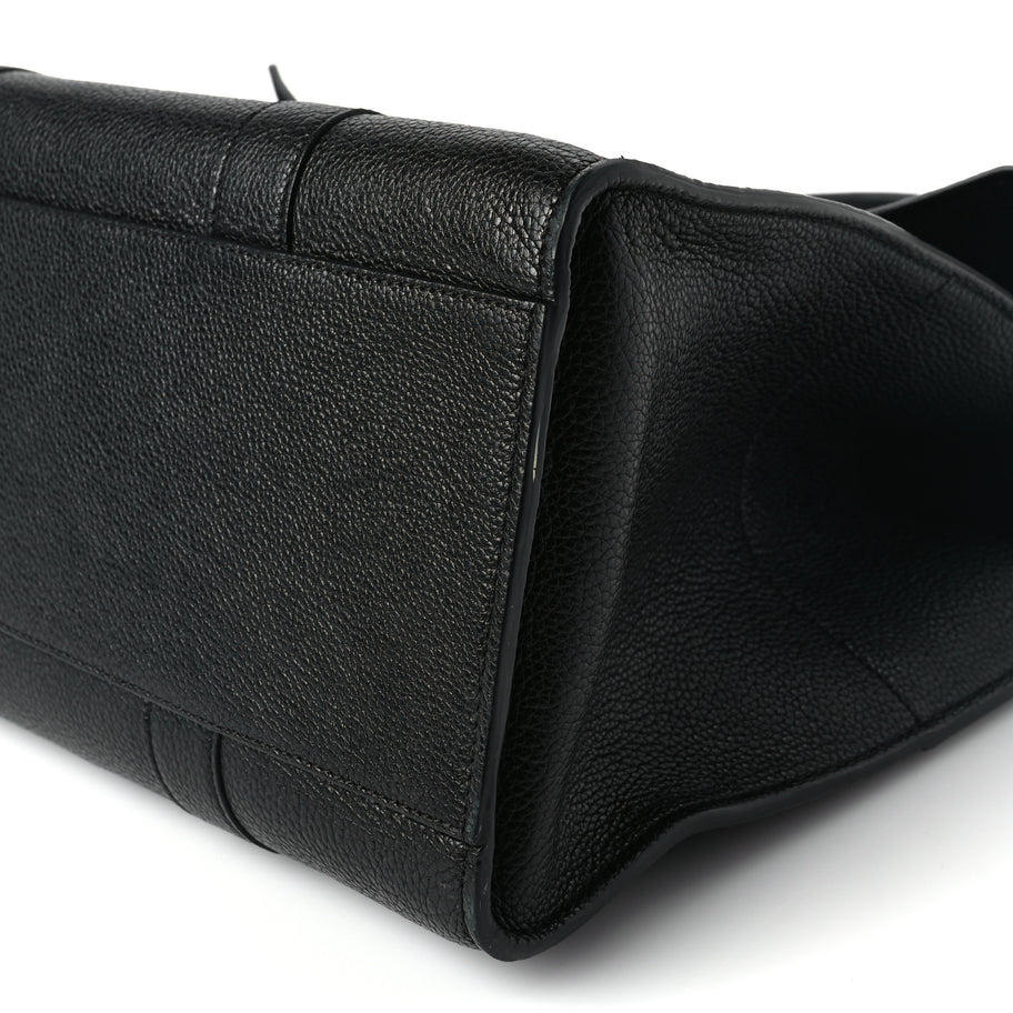 Mulberry Small Classic Grain Bayswater Black Image 8