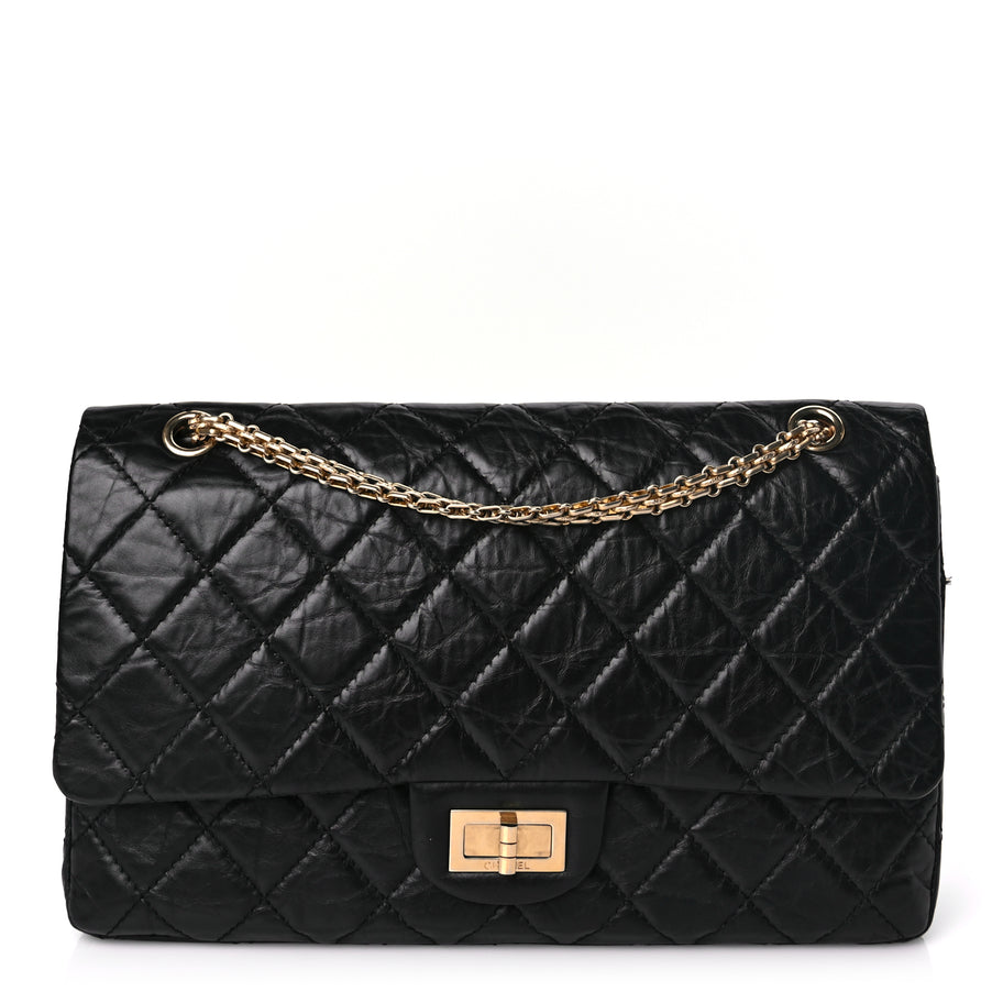 Chanel Aged Calfskin Quilted 2.55 Reissue 227 Flap Black Image 1