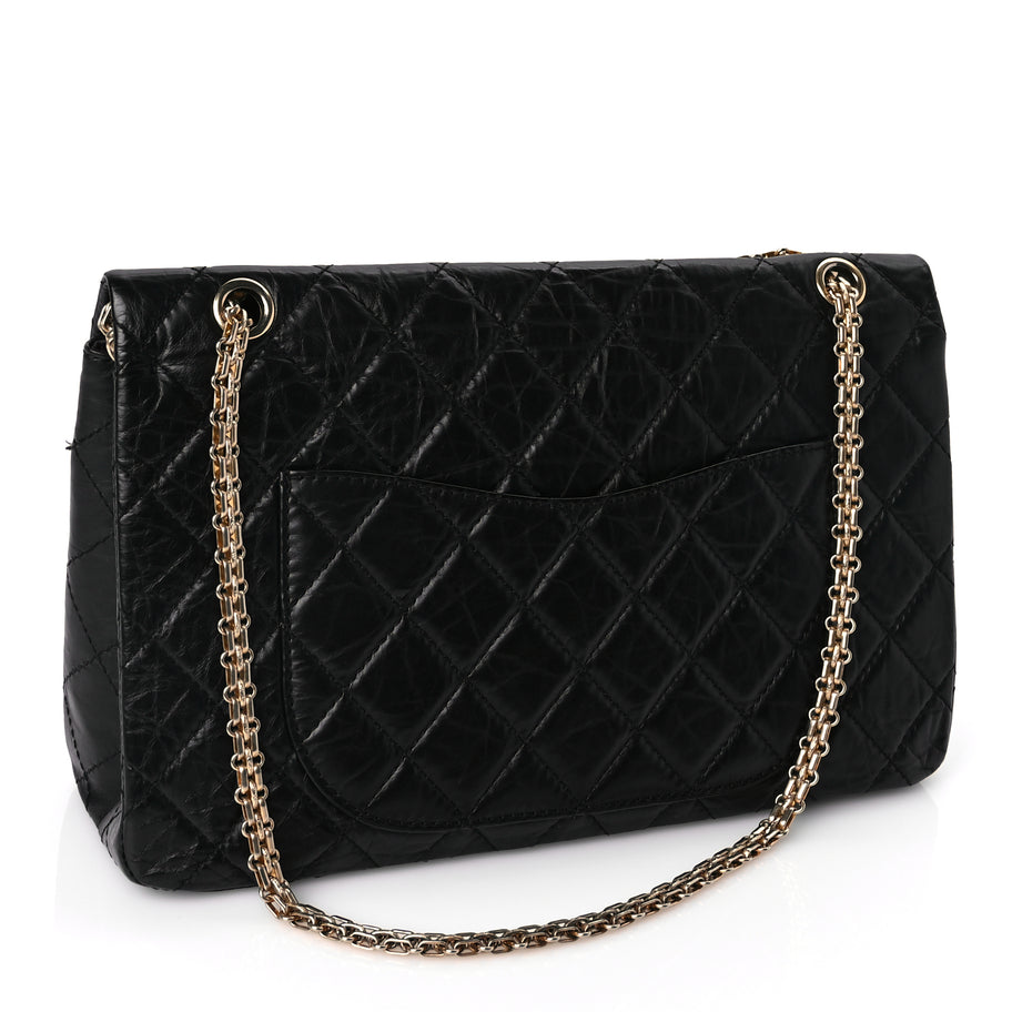Chanel Aged Calfskin Quilted 2.55 Reissue 227 Flap Black Image 2