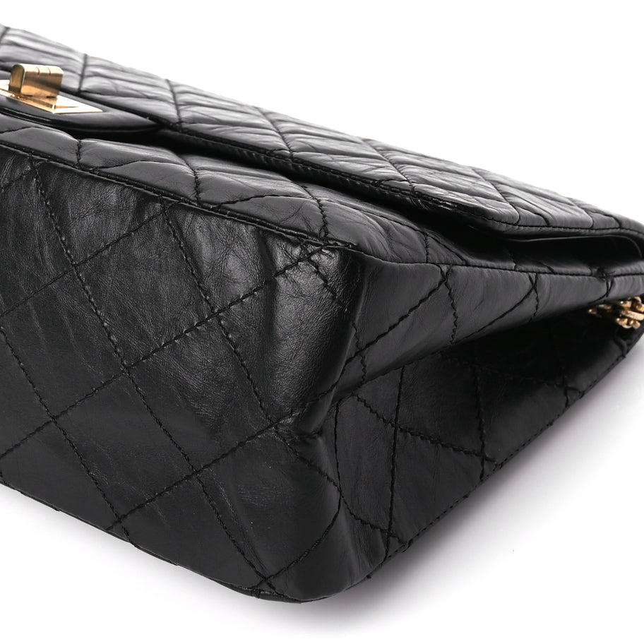 Chanel Aged Calfskin Quilted 2.55 Reissue 227 Flap Black Image 9