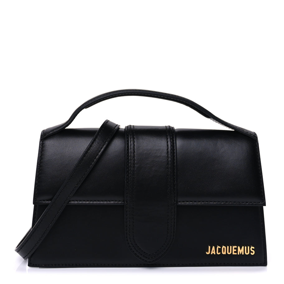 Jacquemus Smooth Calfskin Le Grand Bambino  Black Image 1