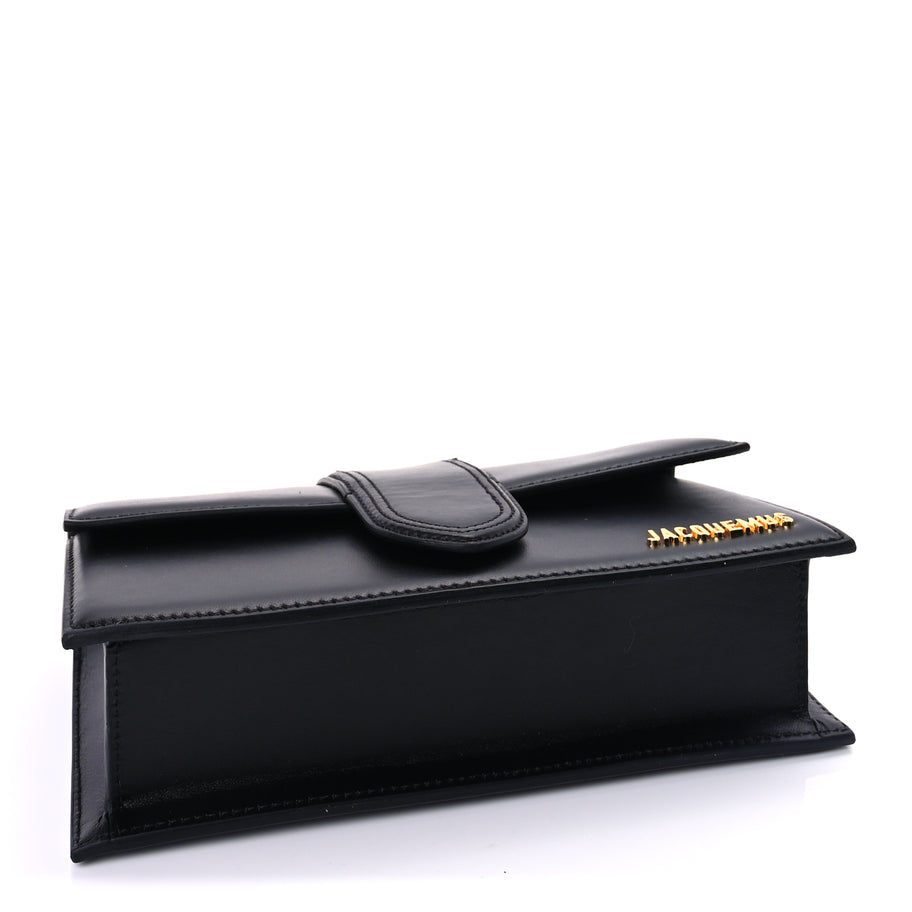 Jacquemus Smooth Calfskin Le Grand Bambino  Black Image 3