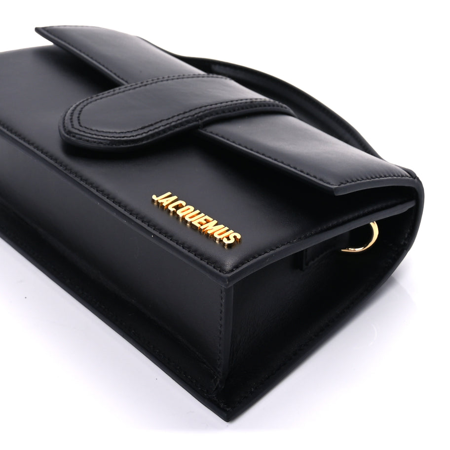 Jacquemus Smooth Calfskin Le Grand Bambino  Black Image 8