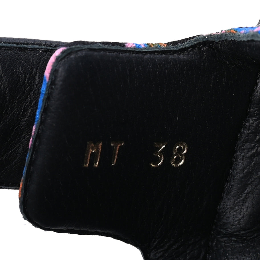 Christian Dior Technical Fabric Mizza Print Dioract Sandals 38  Multicolor Image 7