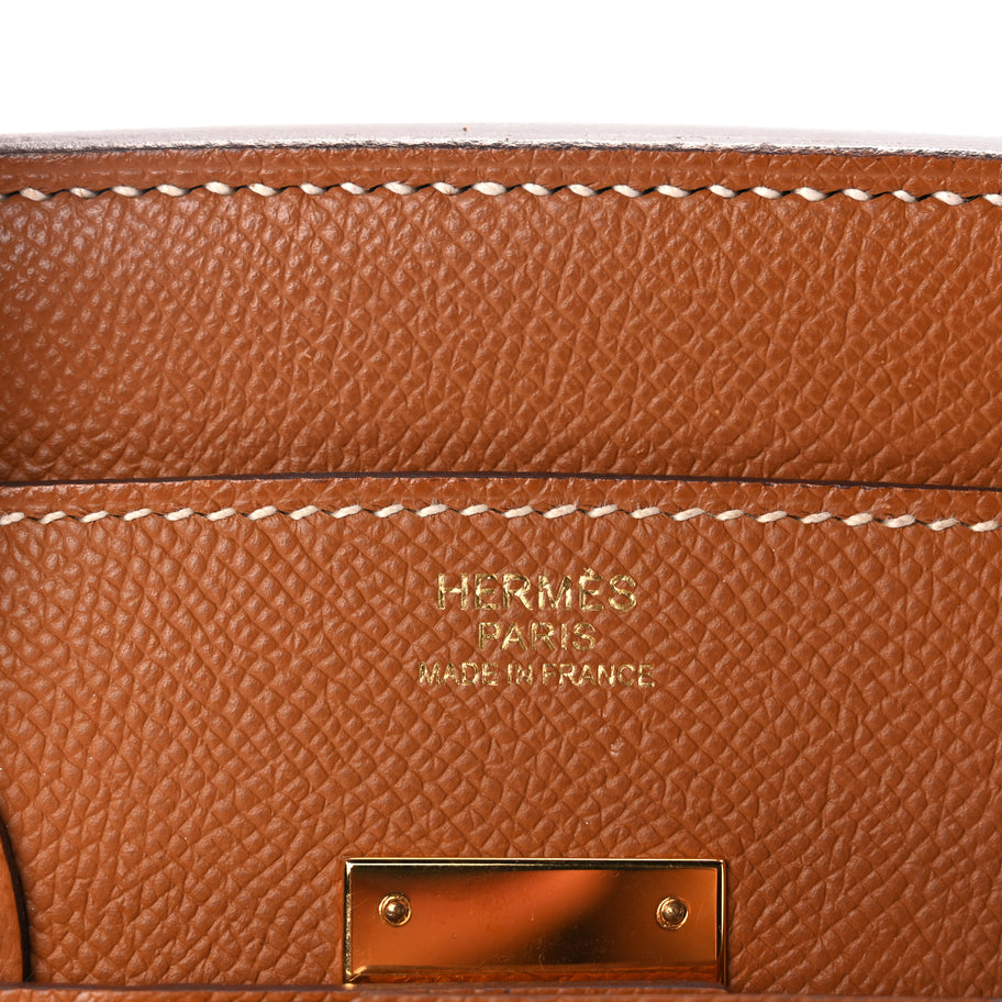 Hermes Epsom Birkin 30 Gold Image 5