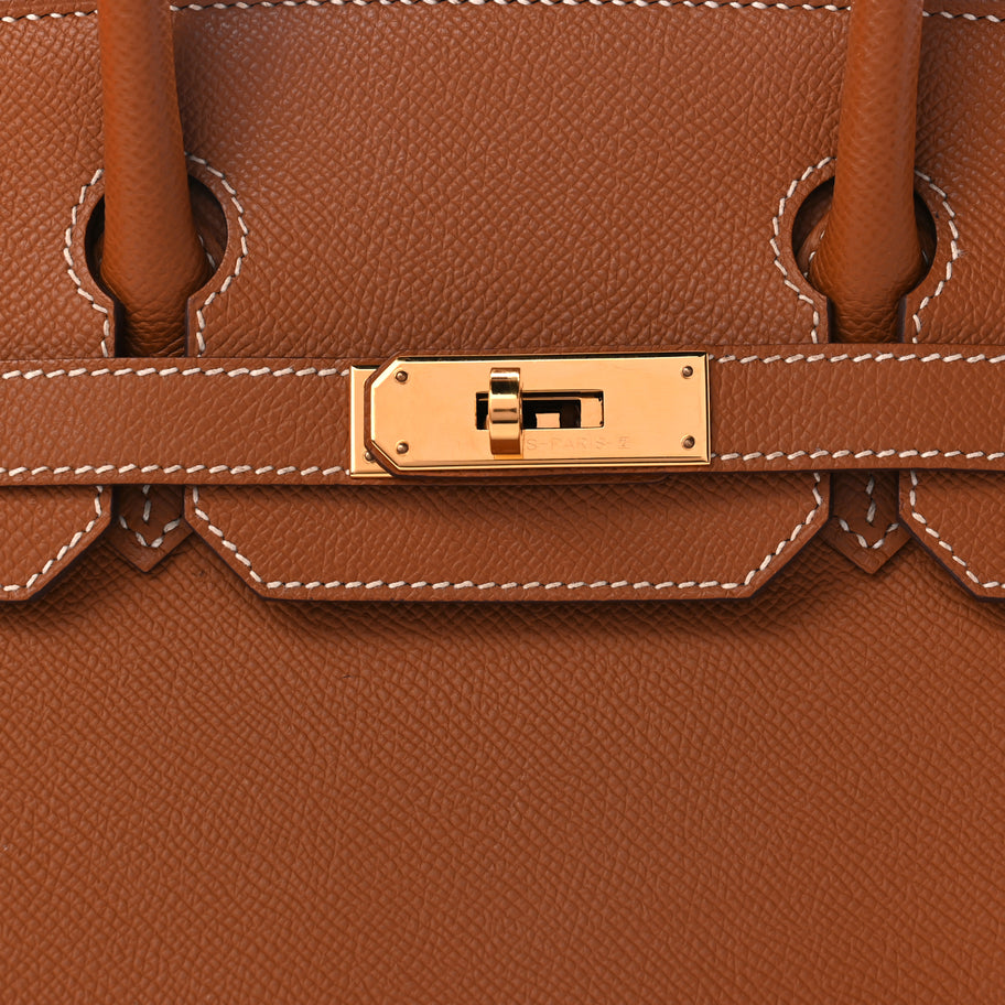 Hermes Epsom Birkin 30 Gold Image 6