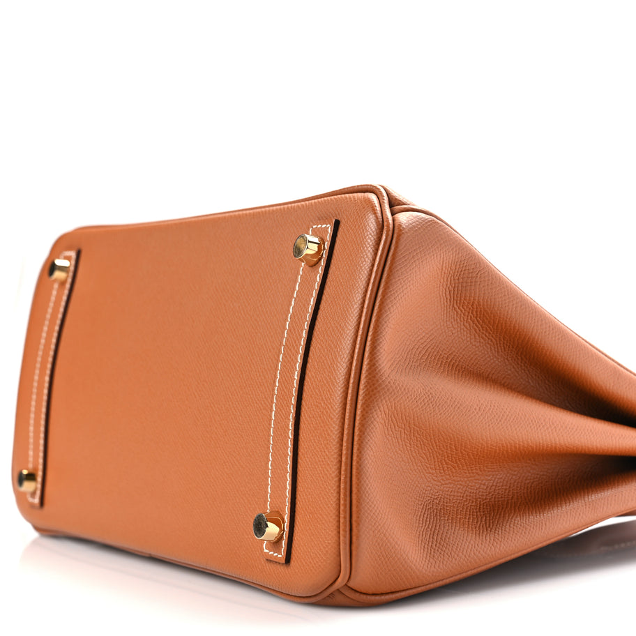 Hermes Epsom Birkin 30 Gold Image 8