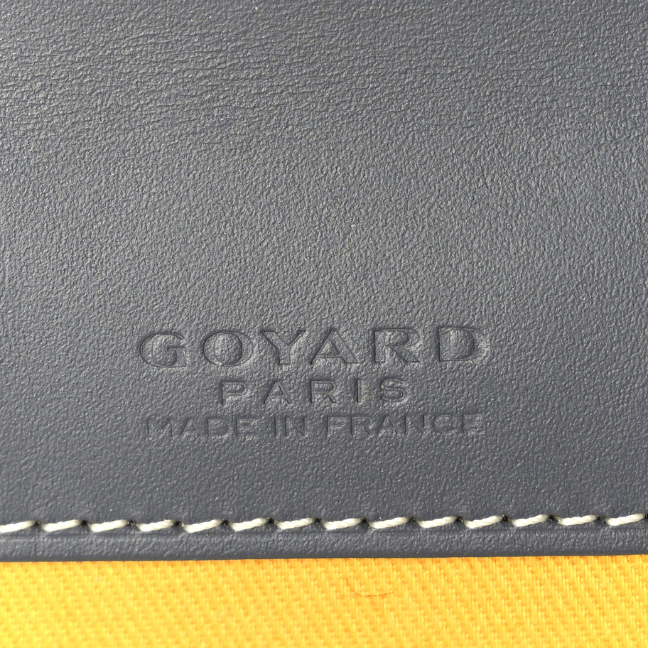 Goyard Goyardine Monte Carlo Bois Clutch With Strap Gray Image 9