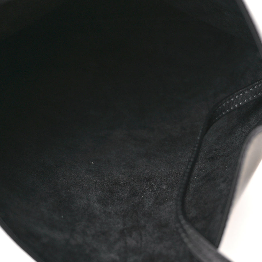 Saint Laurent Smooth Calfskin Small Suzanne Hobo Black Image 4