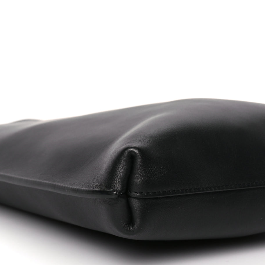 Saint Laurent Smooth Calfskin Small Suzanne Hobo Black Image 6