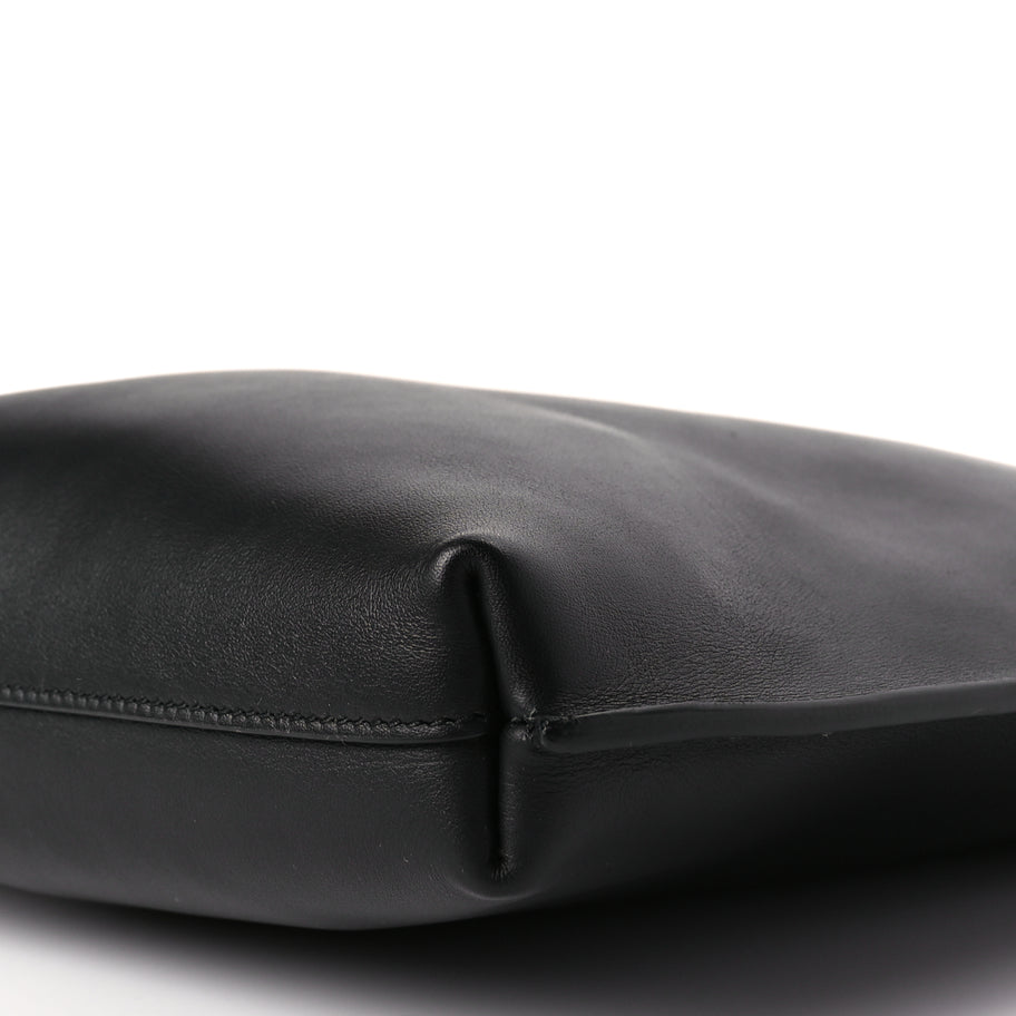 Saint Laurent Smooth Calfskin Small Suzanne Hobo Black Image 7