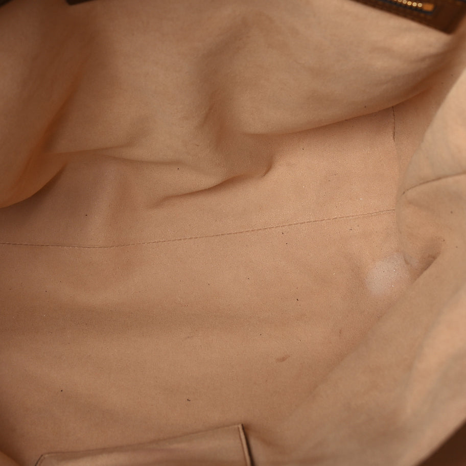 Gucci Soft GG Supreme Monogram Medium Crossbody Tote Beige Cuir Image 4