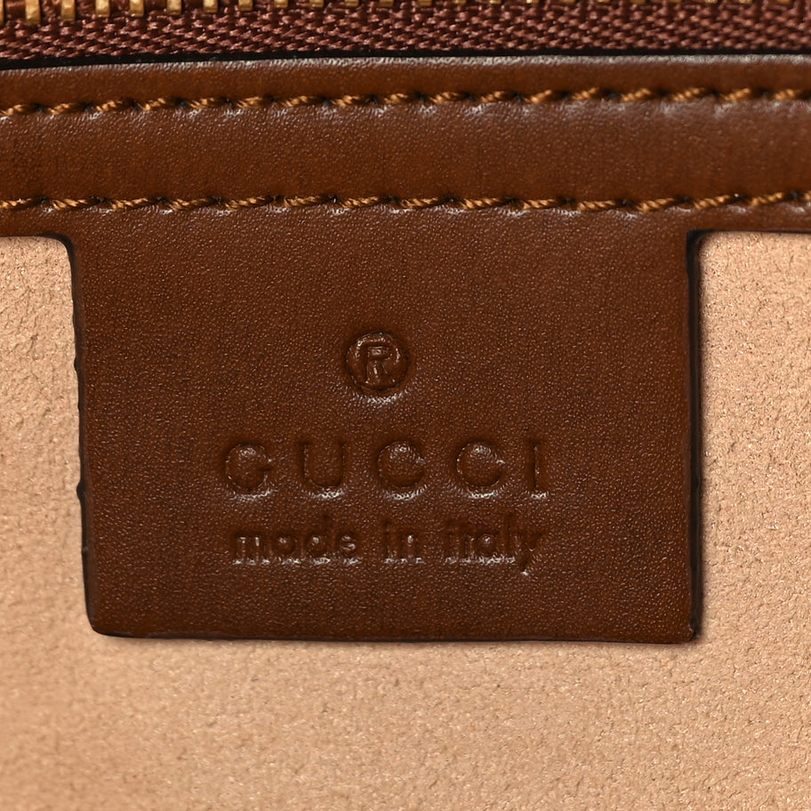 Gucci Soft GG Supreme Monogram Medium Crossbody Tote Beige Cuir Image 5