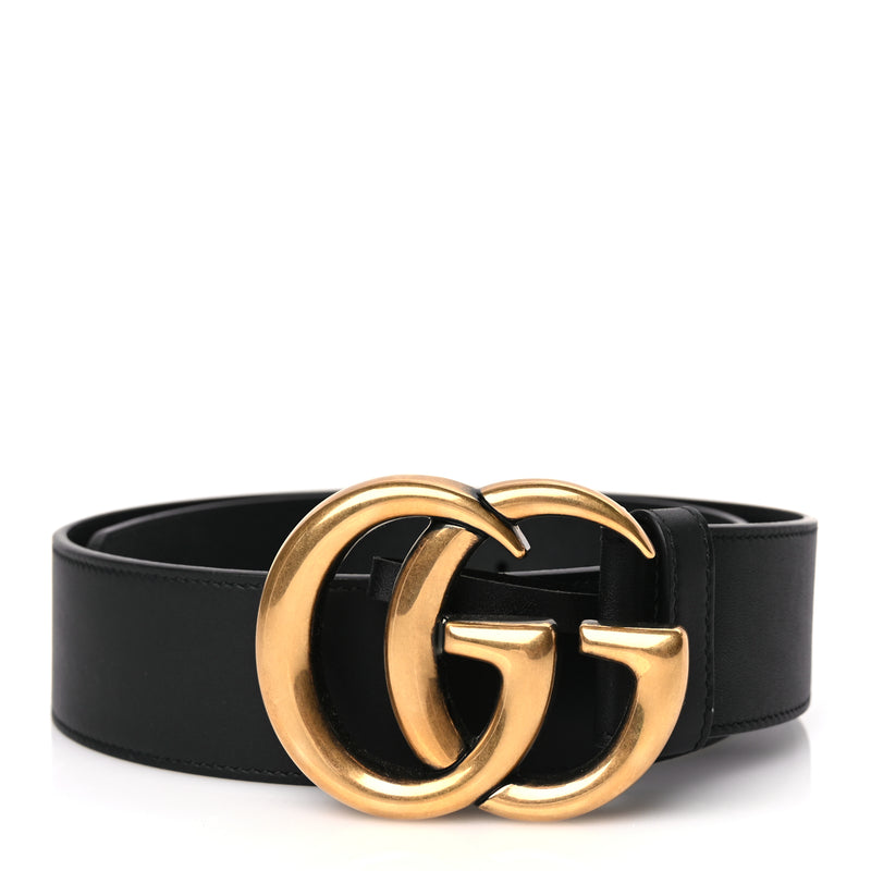  Gucci Calfskin Double G 40mm Belt 70 28 Black