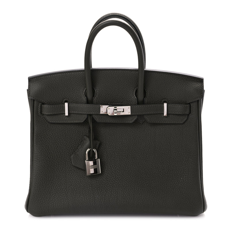  Hermes Togo Birkin 25 Vert De Gris