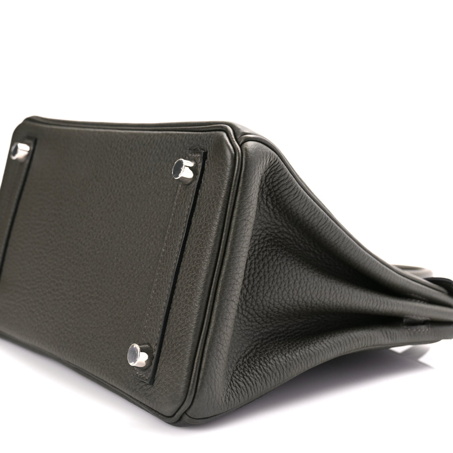 Hermes Togo Birkin 25 Vert De Gris Image 9