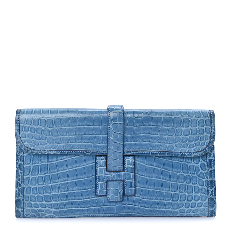 Hermes Matte Niloticus Crocodile Jige Elan 29 Mykonos Image 1
