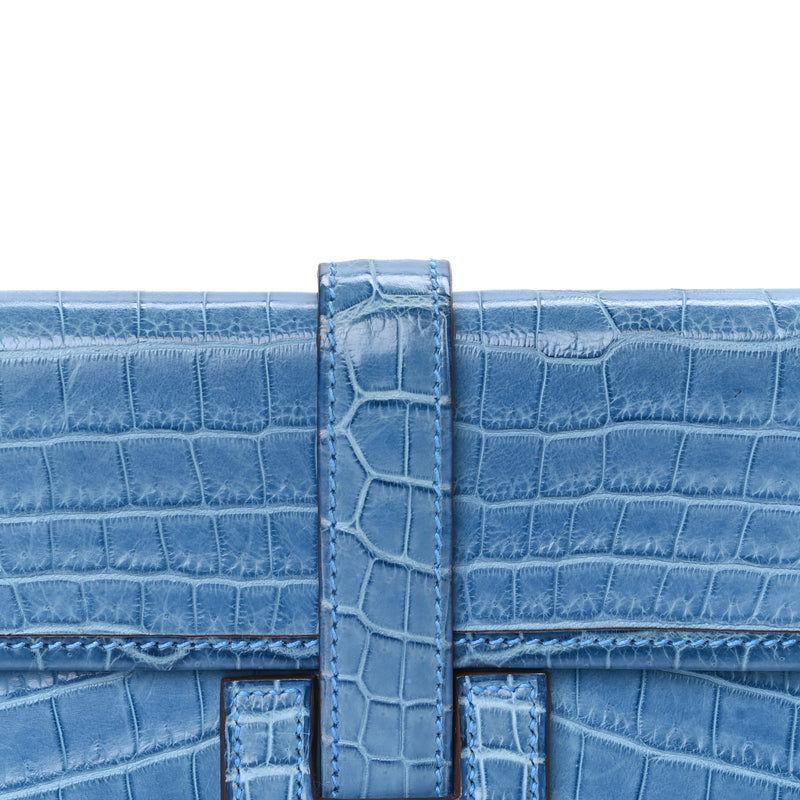  Hermes Matte Niloticus Crocodile Jige Elan 29 Mykonos