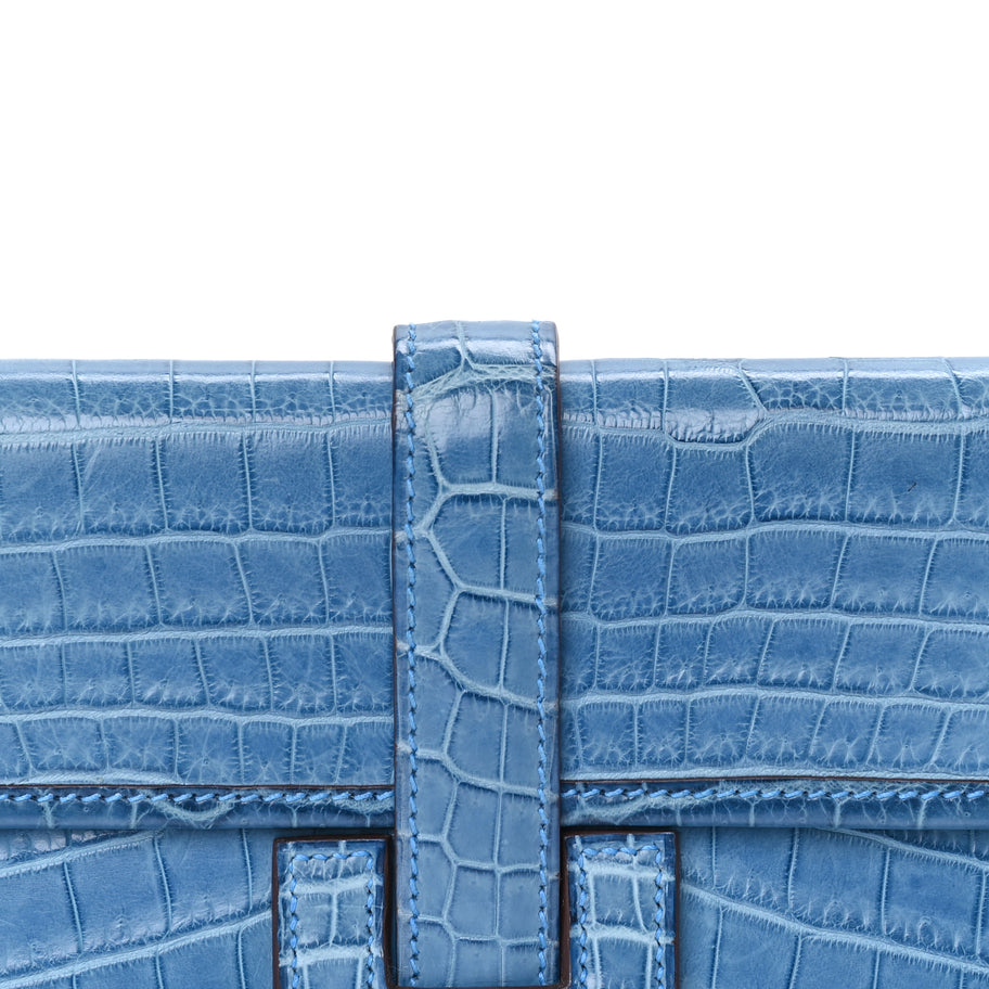 Hermes Matte Niloticus Crocodile Jige Elan 29 Mykonos Image 2