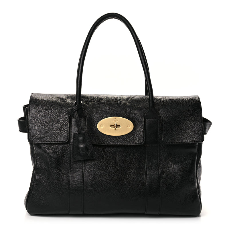  Mulberry Natural Vegetable Tanned Bayswater Black