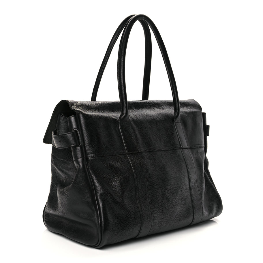 Mulberry Natural Vegetable Tanned Bayswater Black Image 2