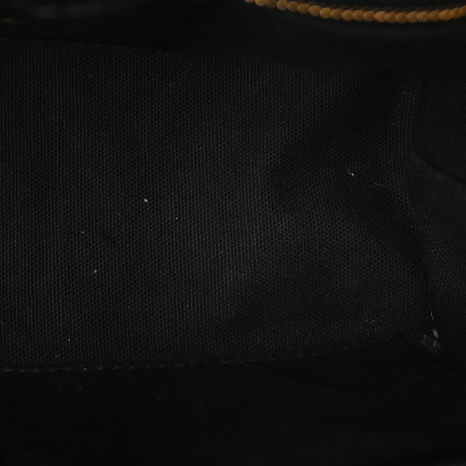 Burberry Derby Calfskin House Check Small Banner Tote  Black Image 4