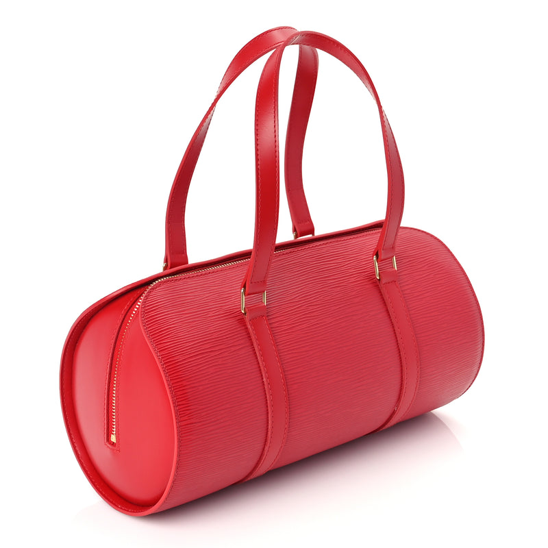  Louis Vuitton Epi Soufflot  Castillan Red