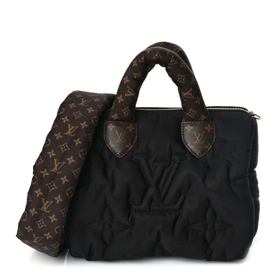 Louis Vuitton Econyl Mini Monogram Pillow Speedy Bandouliere 25 Black Image 1