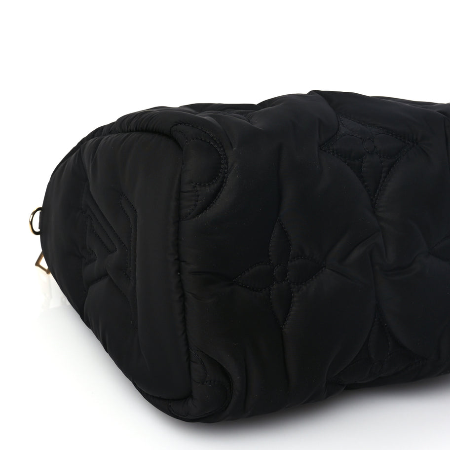 Louis Vuitton Econyl Mini Monogram Pillow Speedy Bandouliere 25 Black Image 7