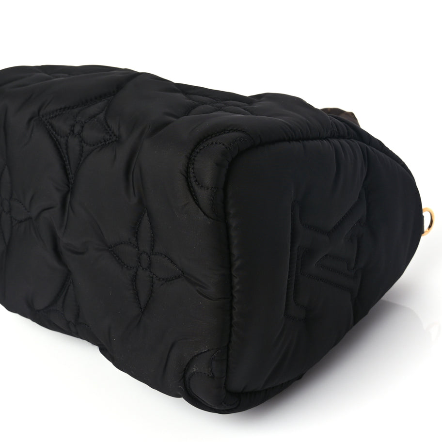Louis Vuitton Econyl Mini Monogram Pillow Speedy Bandouliere 25 Black Image 8