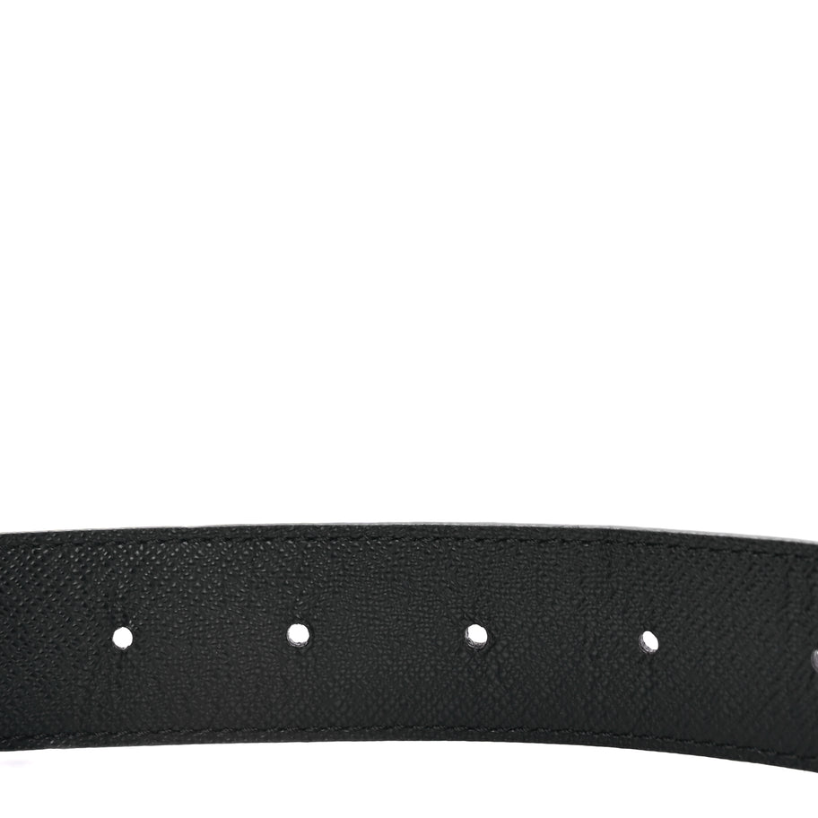 Louis Vuitton Calfskin Monogram 30mm LV Initiales Reversible Belt 90 36 Black Image 3