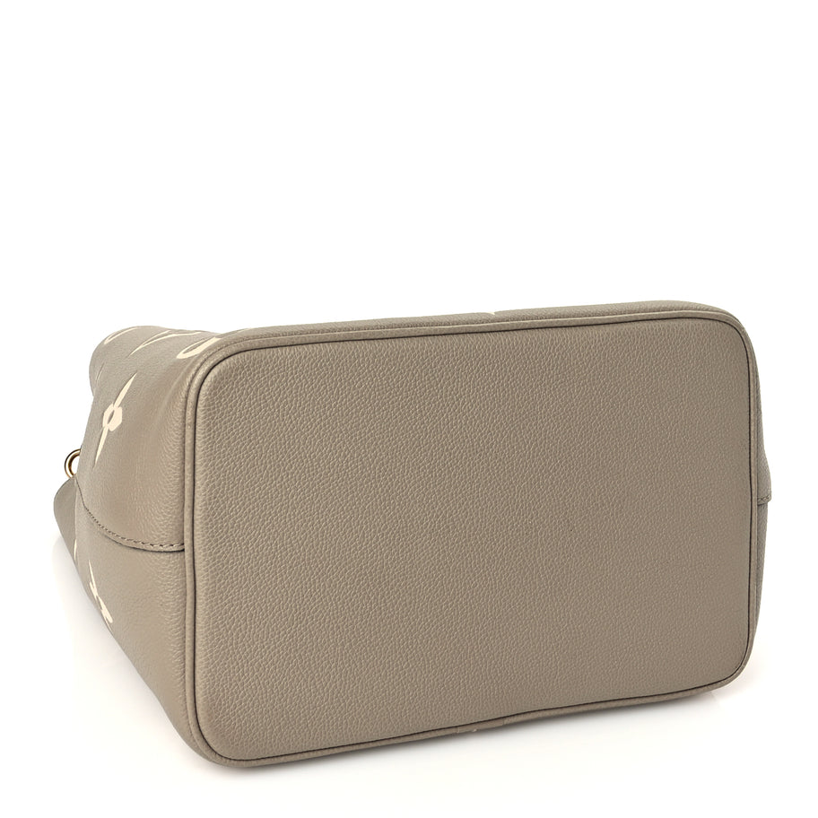 Louis Vuitton Empreinte Monogram Giant Neonoe MM Tourterelle Creme Tourterelle Creme Image 4