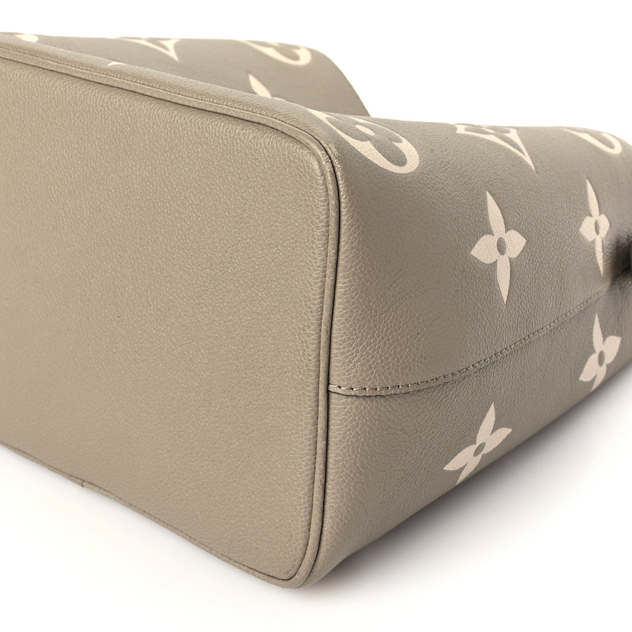 Louis Vuitton Empreinte Monogram Giant Neonoe MM Tourterelle Creme Tourterelle Creme Image 9