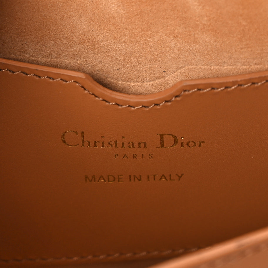 Christian Dior Box Calfskin East West Bobby Bag Amber Image 5