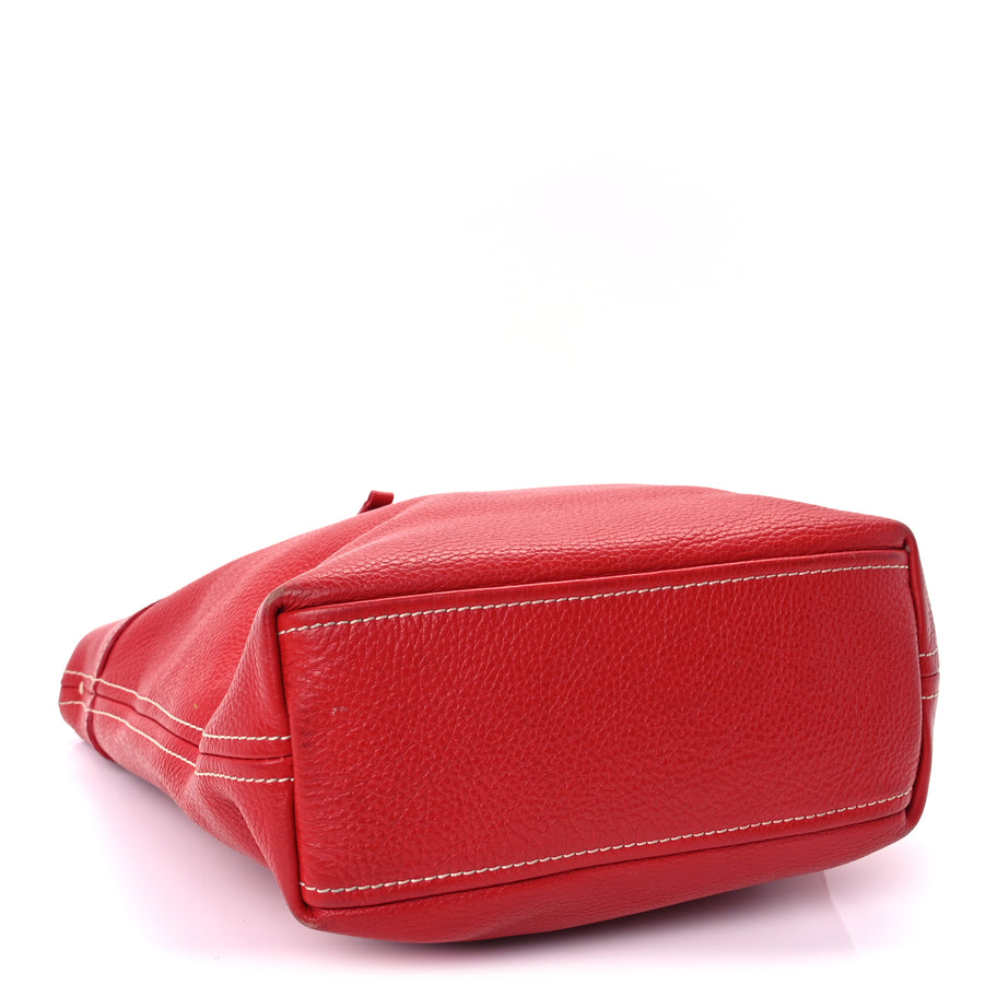 Prada Vitello Daino Shoulder Bag  Fuoco Image 1
