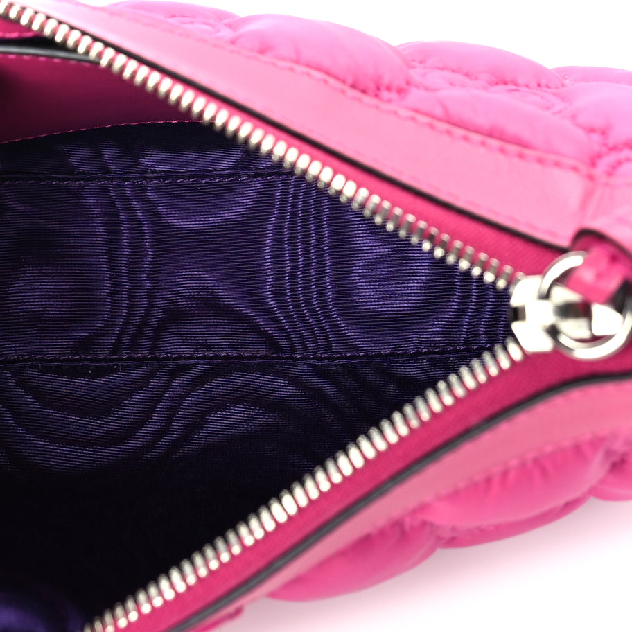 Gucci Nylon Calfskin Enamel GG Matelasse Chain Handbag  Lovely Image 4