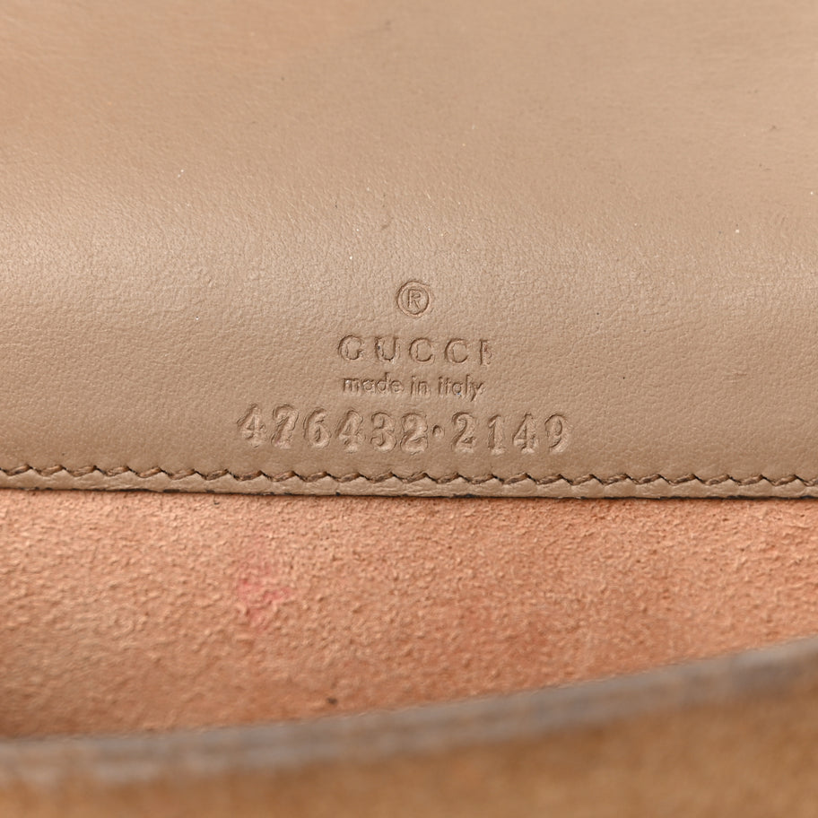 Gucci GG Supreme Monogram Super Mini Dionysus Shoulder Bag Taupe Image 5