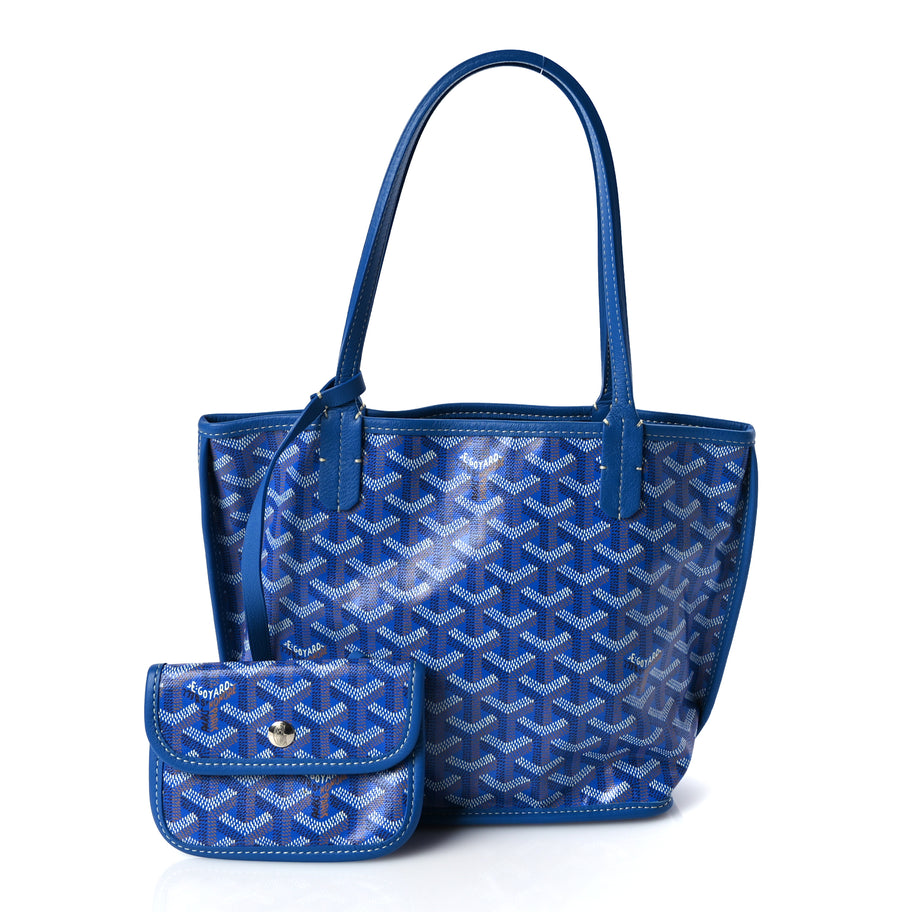 Goyard Goyardine Reversible Mini Anjou Sky Blue Image 4