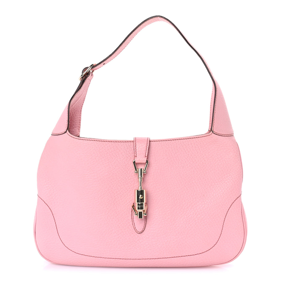 Gucci Soft Grained Calfskin Small Jackie O Hobo Pink Image 1