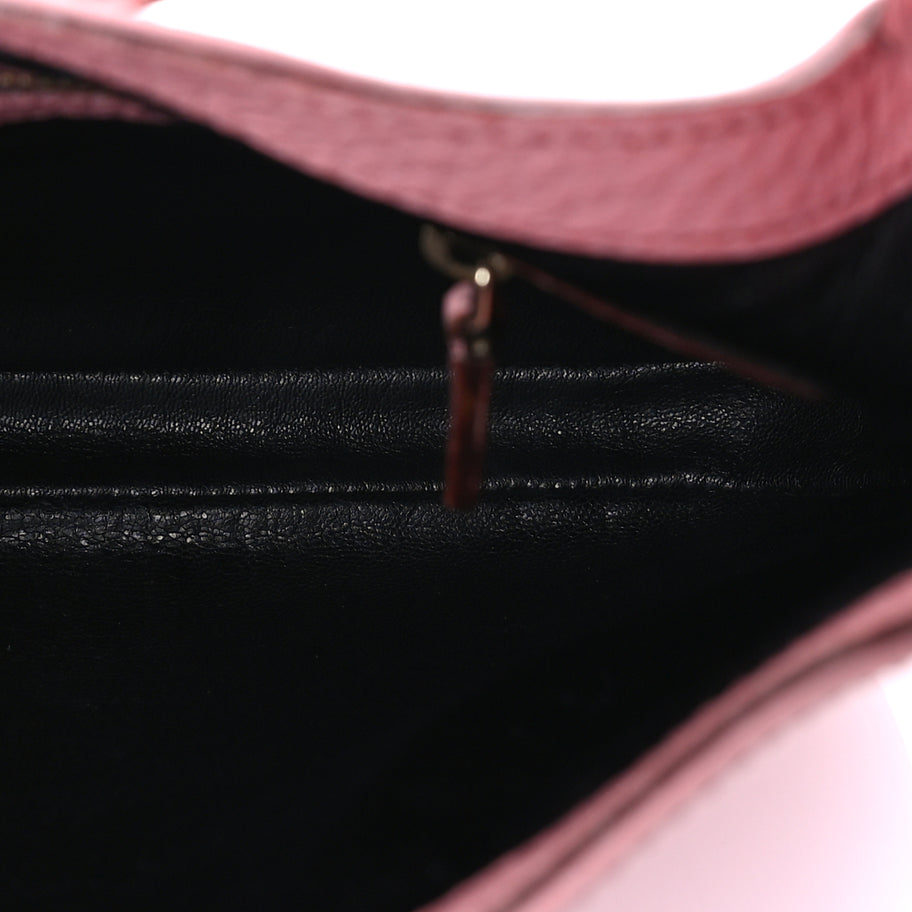 Gucci Soft Grained Calfskin Small Jackie O Hobo Pink Image 4