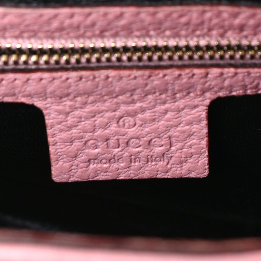 Gucci Soft Grained Calfskin Small Jackie O Hobo Pink Image 5