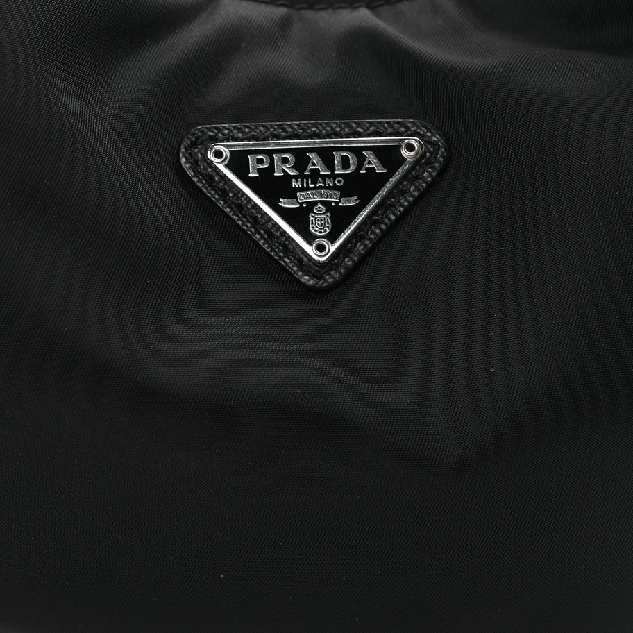 Prada Tessuto Nylon Saffiano Re-Edition 2006 Shoulder Bag Black Image 8
