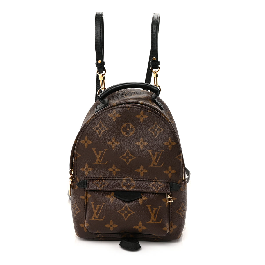 Louis Vuitton Monogram Palm Springs Backpack Mini Black Image 1