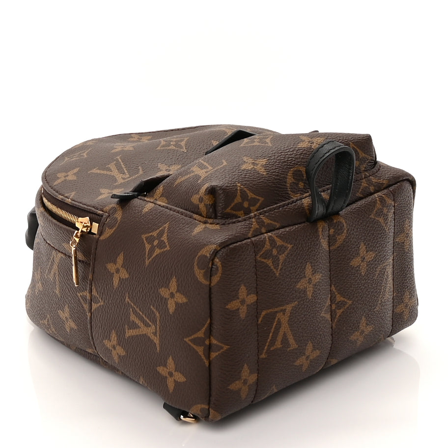 Louis Vuitton Monogram Palm Springs Backpack Mini Black Image 3