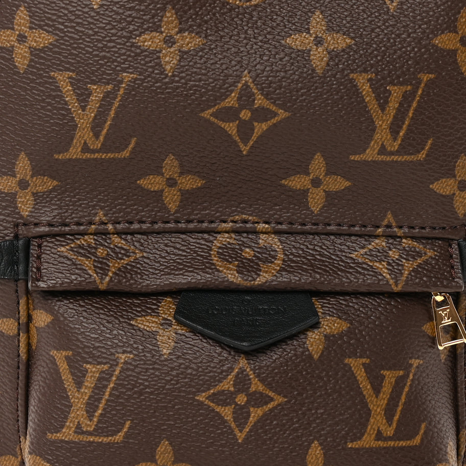 Louis Vuitton Monogram Palm Springs Backpack Mini Black Image 6