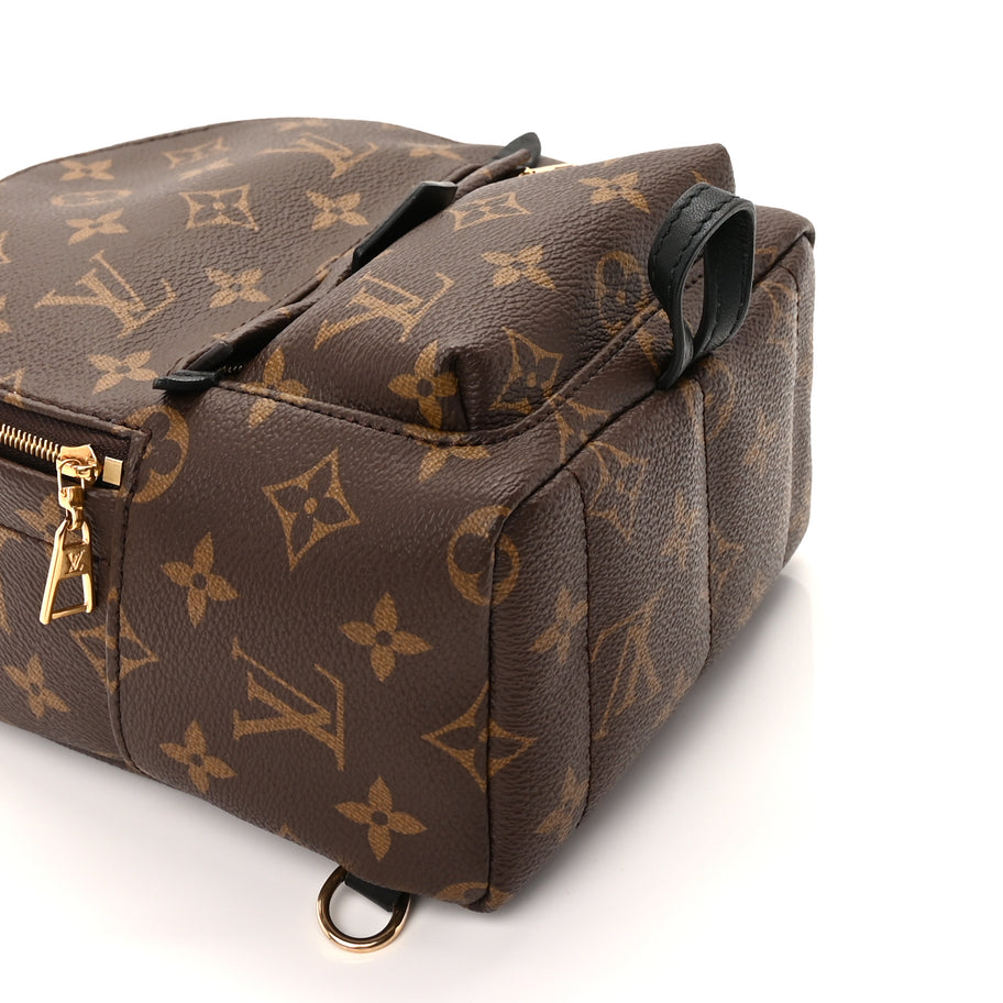 Louis Vuitton Monogram Palm Springs Backpack Mini Black Image 7
