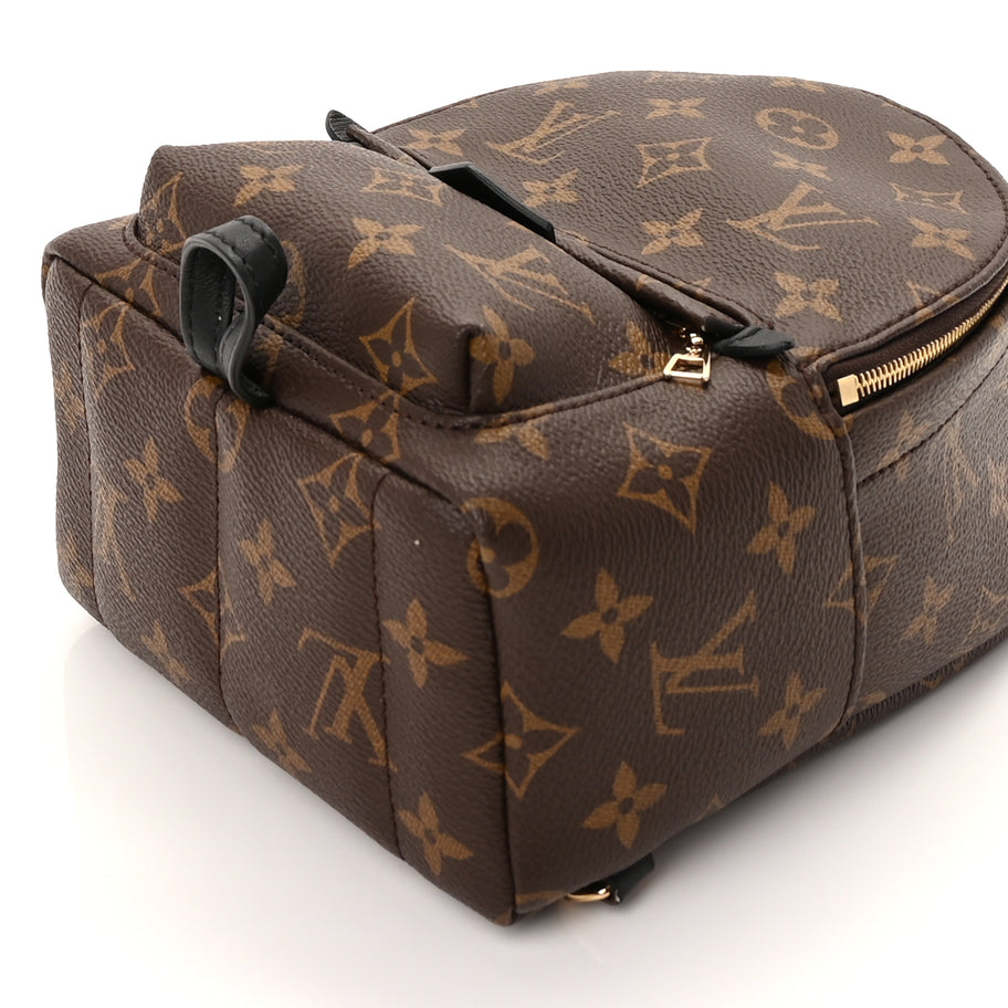 Louis Vuitton Monogram Palm Springs Backpack Mini Black Image 8